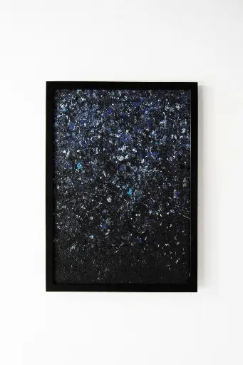 Affiche murale - dégradé bleu et noir